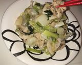 豚こまと余り野菜の塩とろみ炒め作り方6写真