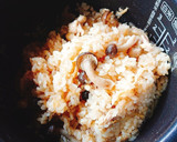 お酒の〆に♥️鶏の生姜炊き込みご飯♪作り方5写真