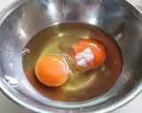 ちょっぴりオシャレなハム入り卵焼き＊作り方2写真