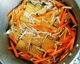 厚揚げ煮物☆野菜きのこあんかけ作り方5写真