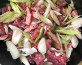 汁なしカレー肉蕎麦作り方2写真
