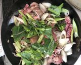 汁なしカレー肉蕎麦作り方3写真