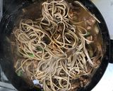 汁なしカレー肉蕎麦作り方6写真