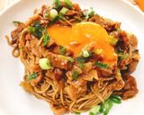 汁なしカレー肉蕎麦作り方7写真