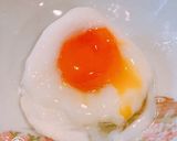レンジで簡単！洗い物ゼロ、ラップで温玉！作り方7写真