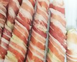 ノンフライヤーで茄子のバラ肉巻き巻き作り方2写真