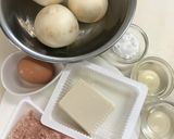 カブと豆腐鶏団子の煮物作り方1写真