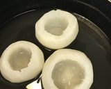 カブと豆腐鶏団子の煮物作り方5写真