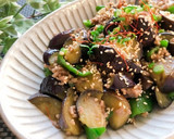 簡単★なすと豚ひき肉の甘辛炒め作り方7写真
