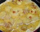 スペイン風オムレツ・ポテト＆ベーコン__Spanish Omelet/Potato&Bacon with Garlic Mayonnaise Sauce作り方7写真