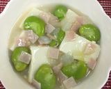 旬を食べよう☆そら豆と玉葱のあんかけ豆腐作り方7写真