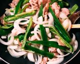 野菜と豚バラのカレー風味炒め作り方2写真