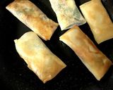 残り野菜の春巻き作り方5写真