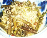 ワラビごま和え（血管ダイエット1364）作り方2写真