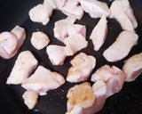 簡単に♪胸肉のシソ風味炒め作り方3写真