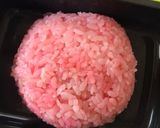 赤飯でカービィ☆作り方1写真