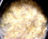 卵と玉ねぎと豆腐の味噌汁作り方4写真