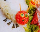 ☆はらぺこあおむし☆キャラ弁♪♪作り方7写真