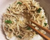 青ねぎ入りしらす丼作り方5写真