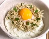 青ねぎ入りしらす丼作り方6写真