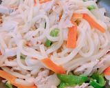 ランチに最適♡冷凍うどんで濃厚ナポリタン作り方4写真