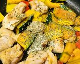 シンプル☆鶏肉と緑黄色野菜のバジル炒め作り方4写真