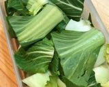 簡単！レンジで青梗菜と人参の塩昆布ナムル作り方2写真