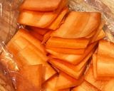 簡単！レンジで青梗菜と人参の塩昆布ナムル作り方3写真