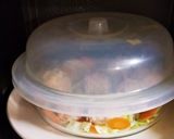 電子レンジで、豆腐入り柔らか花しゅうまい作り方8写真