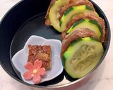 5月16日 ビーフン 豚肉ロール 詰め方作り方1写真