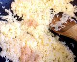 梅としらすと大葉とごまの和風炒飯♪作り方3写真
