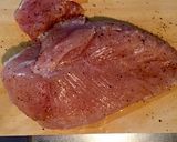 柚子胡椒香る◎鶏むね肉のペペロンチーノ作り方1写真