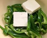 ピーマンのクリームチーズ合え(明太味)作り方2写真