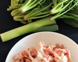 豚肉ほうれん草のブルコギ시금치불고기。作り方1写真