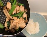 ササミと小松菜の中華丼作り方9写真