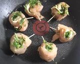 ささみの大葉とチーズの黒ごま巻き作り方5写真