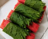 山葵入りカニかま大葉巻き作り方7写真