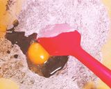 黒砂糖米粉のココナッツチョコビスコッティ作り方3写真