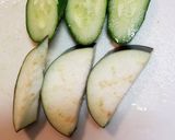 きゅうりとなすの辛子漬け作り方1写真