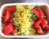 新玉ねぎとトマトと夏みかん作り方6写真