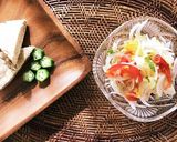 新玉ねぎとトマトと夏みかん作り方8写真
