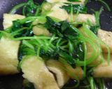 三つ葉と油揚げの炒め煮作り方1写真
