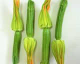花ズッキーニのリゾット詰めチーズグリル作り方1写真