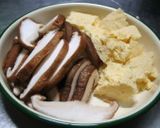 凍り豆腐と椎茸の和風パスタ作り方2写真