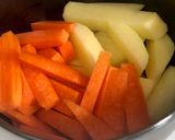 じゃがいもとにんじんの肉巻き作り方1写真