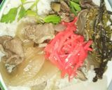 牛丼（血管ダイエット1365）作り方2写真