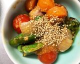 豚こま団子ミニトマト甘辛味噌野菜炒め作り方13写真