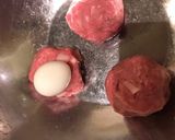 時短肉団子煮、チキンカツ、スコッチエッグ作り方4写真