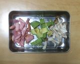 超簡単☆濃厚！アボカドカルボナーラ丼作り方1写真