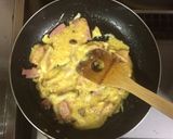 超簡単☆濃厚！アボカドカルボナーラ丼作り方6写真